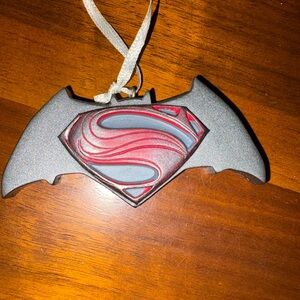 🔴Hallmark Superman and Batman Logo Ornament